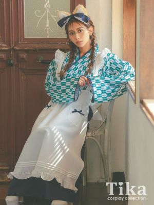 [コスプレ] 和装袖ありロング丈袴体型カバー...