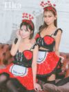コスプレ ハロウィン 衣装 仮装 メイド 制服 メイド服 コスチューム 大きいサイズ ダンス