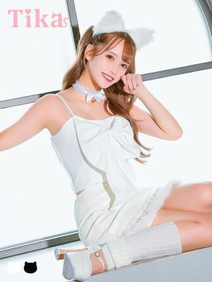 [コスプレ] へそ出しビッグリボントップス×...