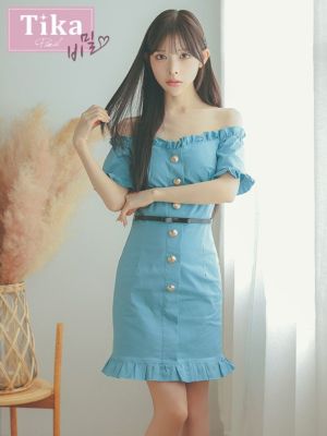 [SALE] [韓国ドレス]  ウエストベル...