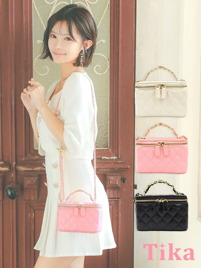 バッグ ハンドバッグ ショルダーバッグ 鞄 小さめ ミニバッグ バニティ 2Way