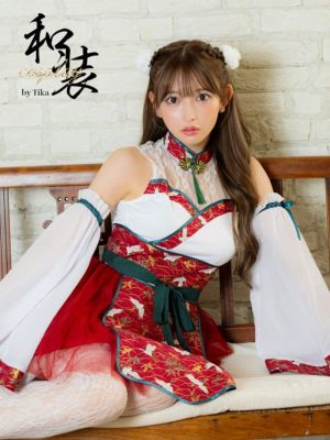 [コスプレ] 付け袖ありフレアスカート体型カ...