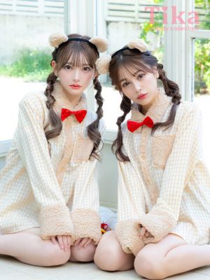 [コスプレ] 袖ありチェックシャツガーリーテ...