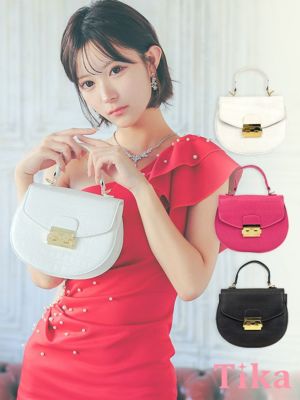 [SALE] 型押しクロコ風ラウンド2Way...