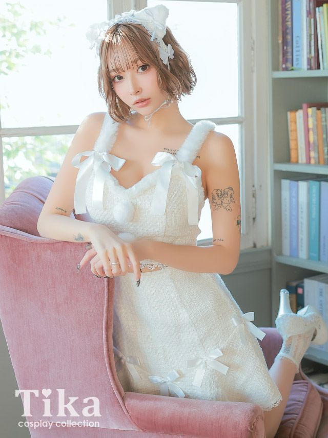 コスプレ 2点set ツイードレーステープウ...