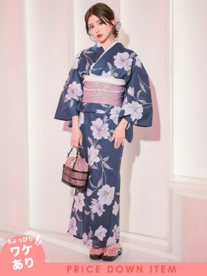 [ワケありセール] [浴衣 選べる帯] 妖艶...