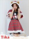 コスプレ サンタ くま 衣装 仮装 テディベア サンタクロース クリスマス コスチューム