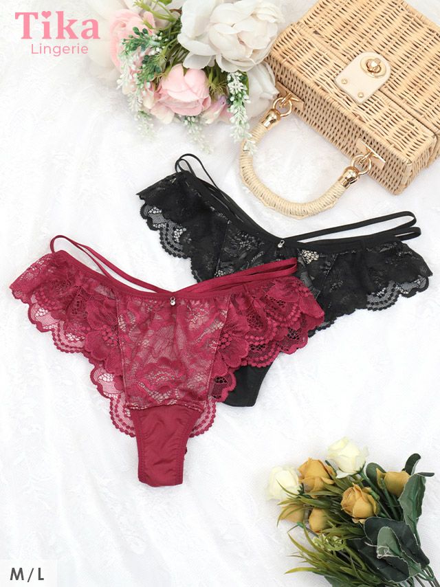 Tバック 単品 ショーツ パンツ レース Tショーツ 大きいサイズ 赤 黒 ブラック