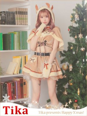 サンタコス 5点set フード付きセクシーへ...