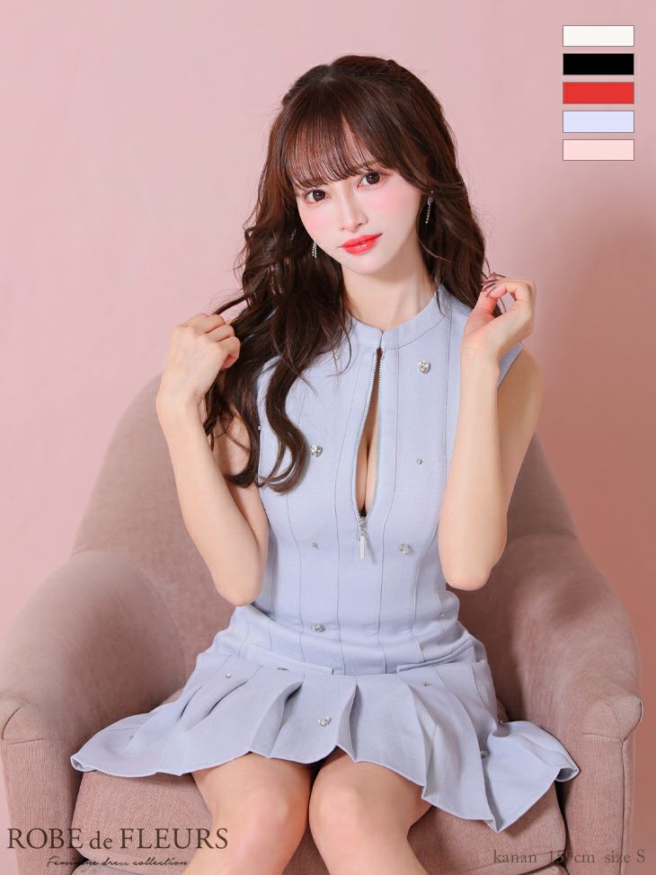 ROBE de FLEURS 思わ ツイードドレス Sサイズ sugar 
