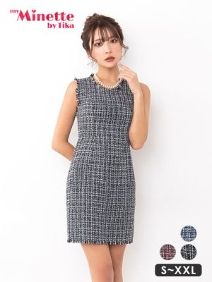[SALE] ノースリーブ裾フリンジデザイン...