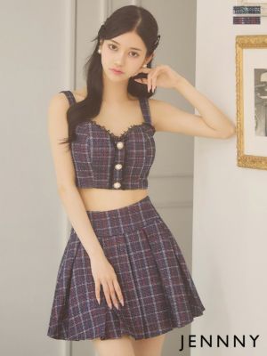 [JENNNY/ジェニー] チェック柄ツイー...