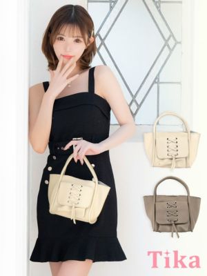[SALE] レースアップデザイン合皮2Wa...