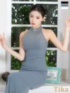 キャバドレス ロング丈 大きいサイズ タイト キャバクラ ロングドレス クラブ マキシ丈