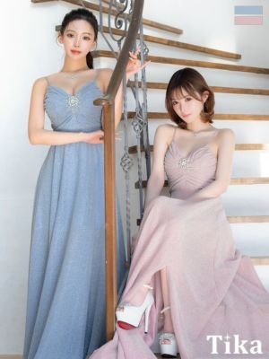 キャミソールバストギャザーパールビジューグリ...