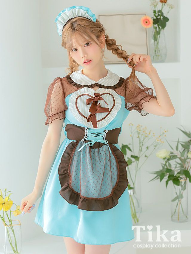 コスプレ ハロウィン 衣装 仮装 メイド 制服 メイド服 コスチューム 体型カバー