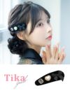 ヘアアクセ ピン クリップ ヘアアクセサリー 髪飾り ビジュー 可愛い ベロア