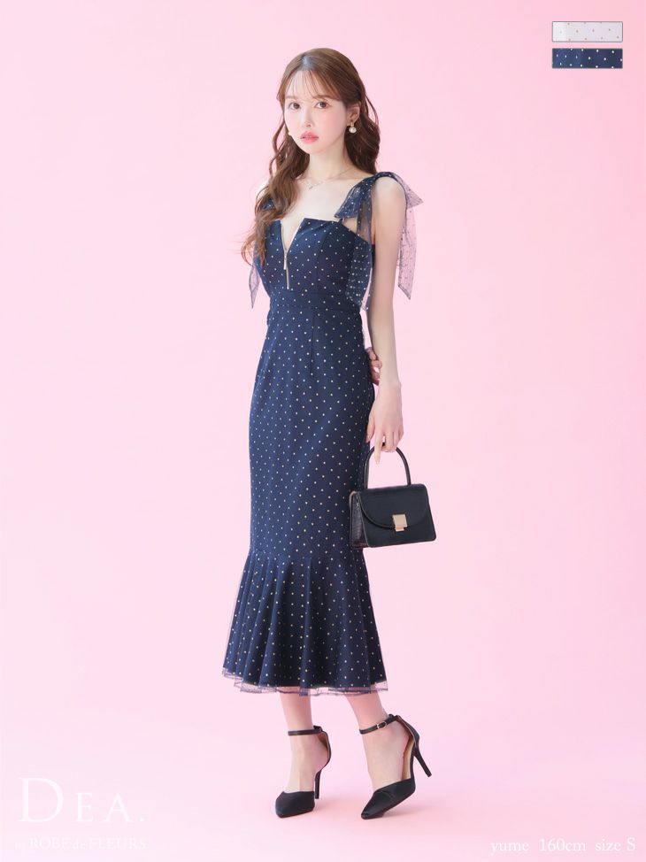 キャバドレス DEA.byROBEdeFLEURS ディアバイローブドフルール ロング丈 大きいサイズ