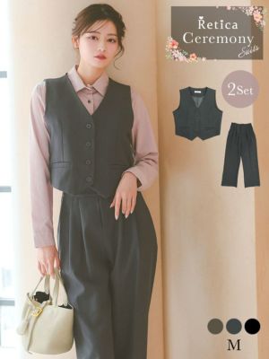 [SALE] ショートベスト×タック入りワイ...