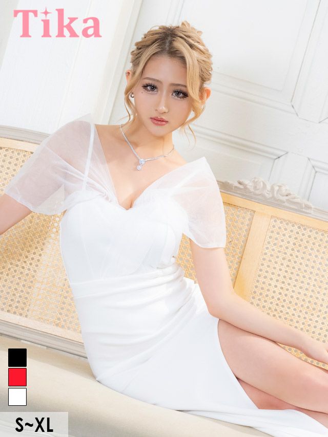 キャバドレス ロング丈 大きいサイズ タイト ロングドレス キャバクラ ワンピース