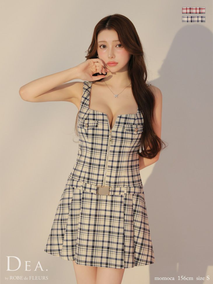 レッド[DE3355-R-2408]【DEA.by ROBE de FLEURS/ディアバイローブド  