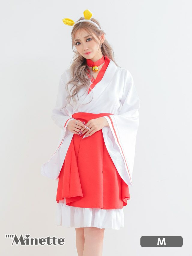 コスプレ 和装 体型カバー プチプラ 巫女 アニマル