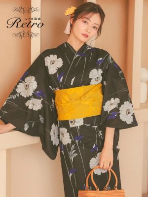 [SALE] [浴衣 選べる帯] モノトーン...