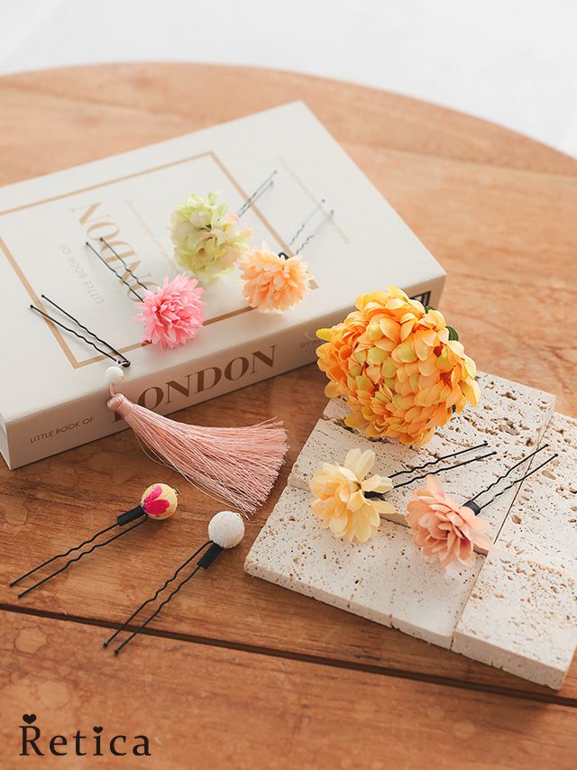 SALE カラフル和花 和玉 タッセル付き ...