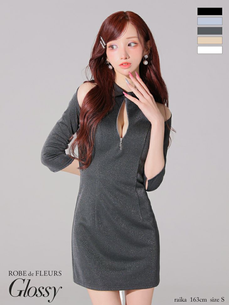 ROBE de FLEURS Glossy | キャバドレス通販 Tika(ティカ)【公式】