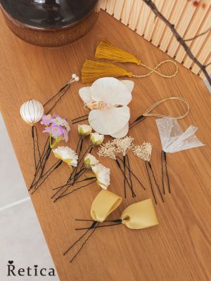 華やか 水引 タッセルロープ 和玉 胡蝶蘭 ...