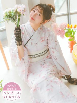 [SALE] [ワンピース浴衣] パウダーピ...