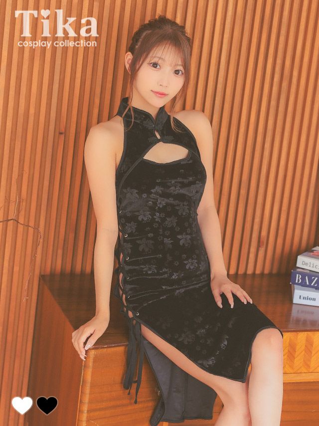 コスプレ ハロウィン 衣装 仮装 チャイナ ドレス セクシー 膝丈 ワンピース