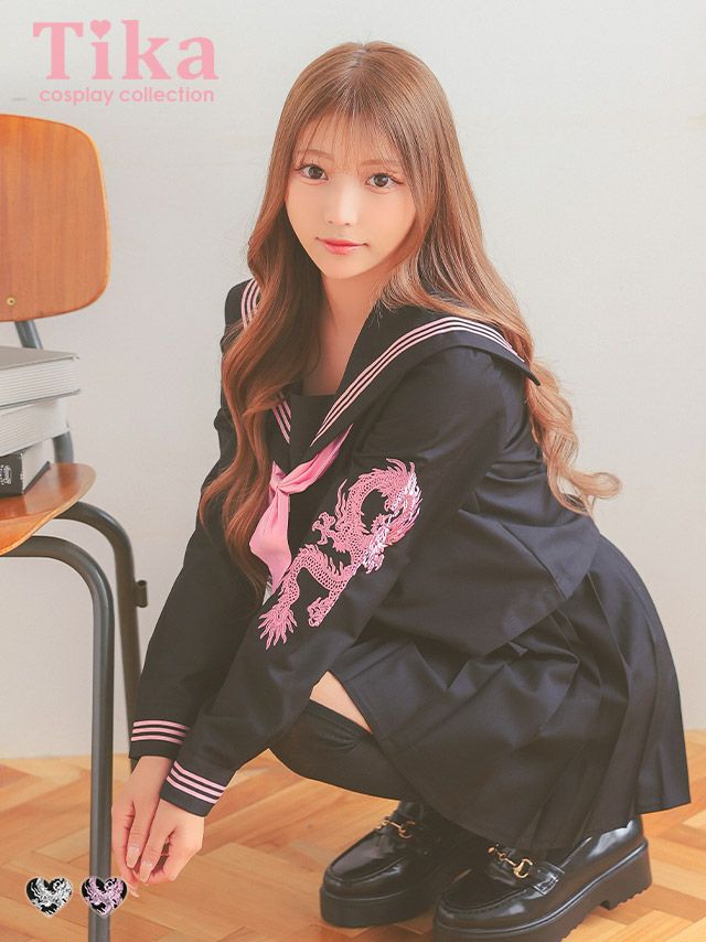 コスプレ 制服 衣装 仮装 セーラー服 大きいサイズ 体型カバー コスチューム