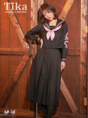 [ハロウィン] 制服 コスプレ スケバン風 ...
