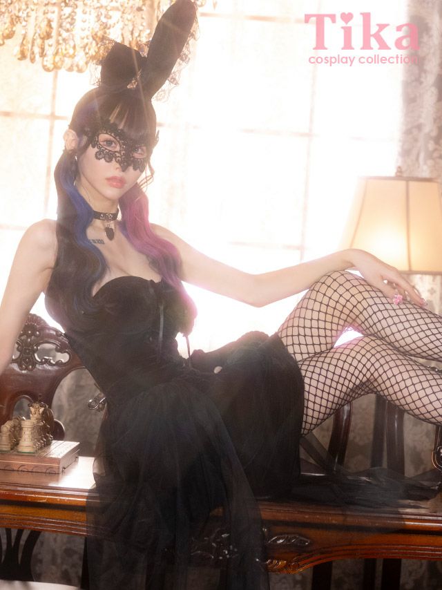 コスプレ バニー ハロウィン 衣装 仮装 コスチューム うさぎ バニーガール 黒