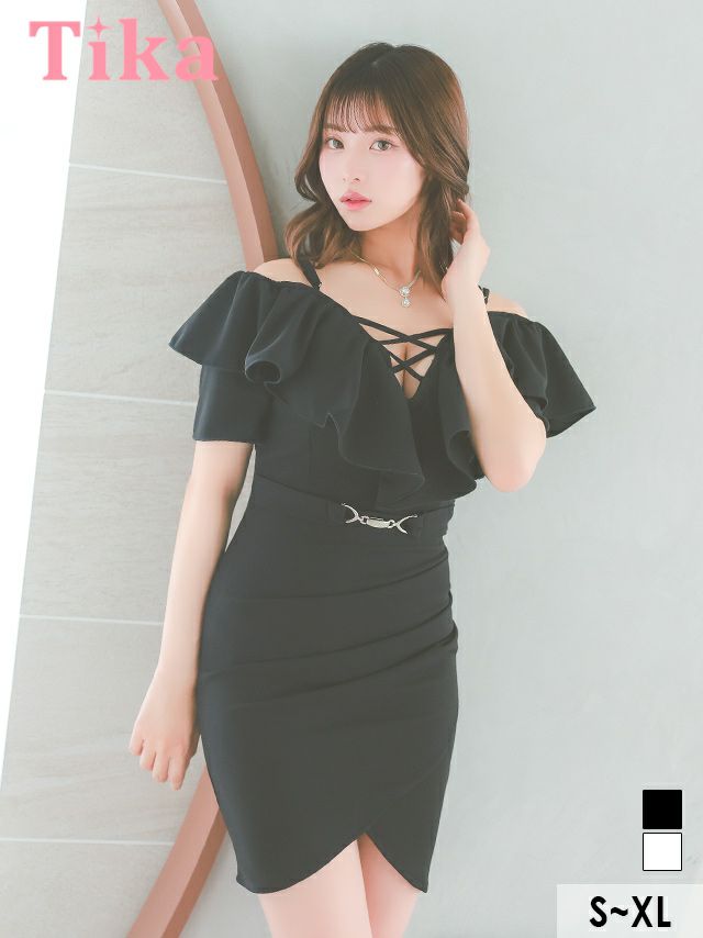 キャバドレス ミニ丈 大きいサイズ タイト ミニドレス キャバクラ ワンピース