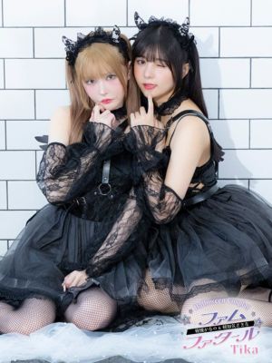 おすすめ商品厳選[ハロウィン] コスプレ デビル セクシー フレアスカート ツイン 7点セット (ワンピース/チョーカー/ハーネス/カチューシャ/付け袖/ガーターリング2個/ニーハイソックス)