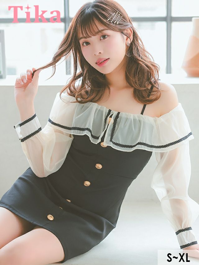 肩あき キャバドレス | キャバドレス通販はTika(ティカ)