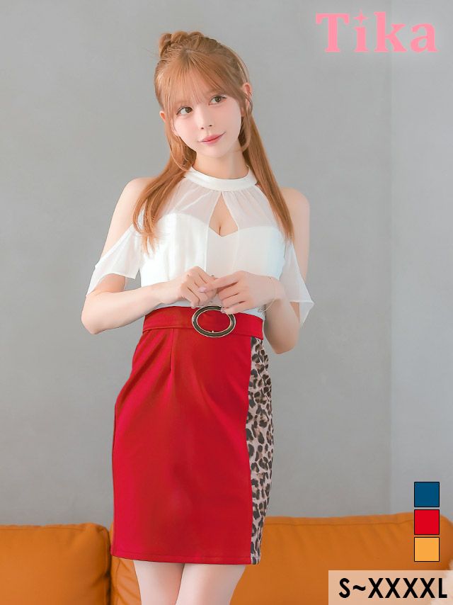 キャバドレス ミニ丈 大きいサイズ ミニドレス キャバクラ ワンピース タイト