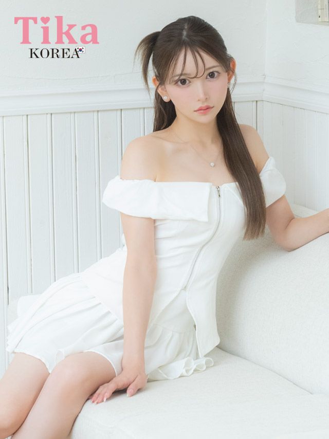 キャバドレス 韓国 ミニ丈 ワンピース Aライン フレア 大きいサイズ オフショル