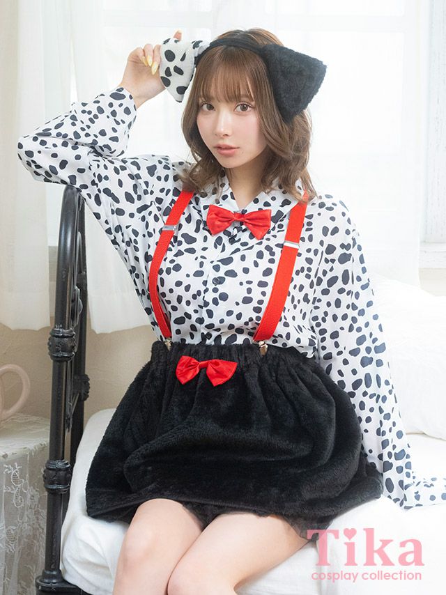 [ハロウィン] コスプレ ダルメシアン サス...