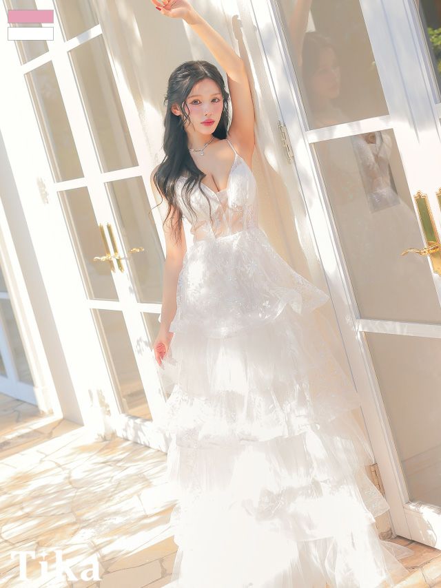 キャバドレス ロング丈 大きいサイズ ロングドレス Aライン バースデー イベント 白