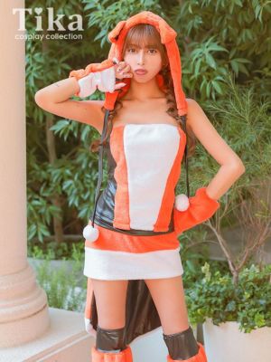 [ハロウィン] コスプレ キツネ もこもこ ...