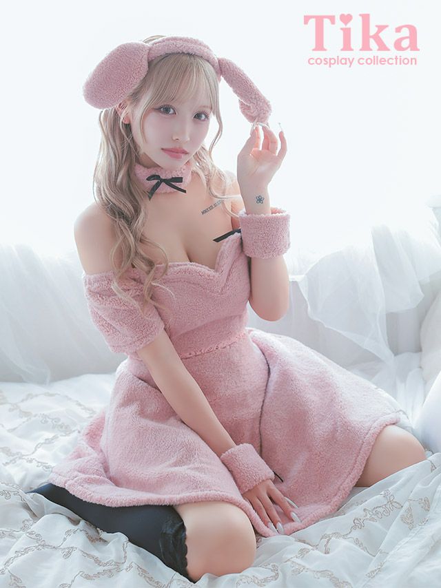 コスプレ 犬 ハロウィン 衣装 ドッグ プードル 仮装 コスチューム ピンクプードル