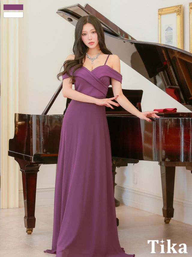 キャバドレス ロング丈 大きいサイズ Aライン マキシ丈キャバクラ ロングドレス