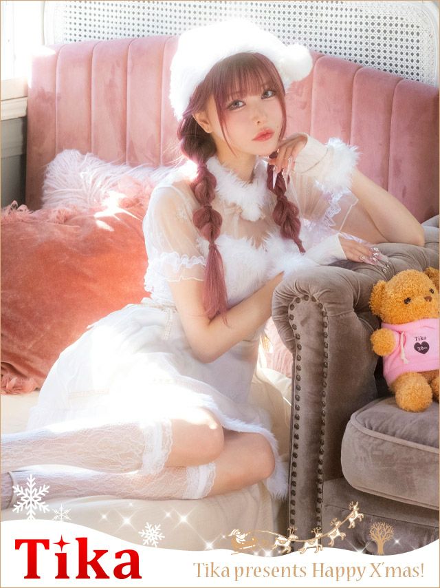 コスプレ サンタ 衣装 仮装 ホワイト コスチューム クリスマス 白 サンタクロース