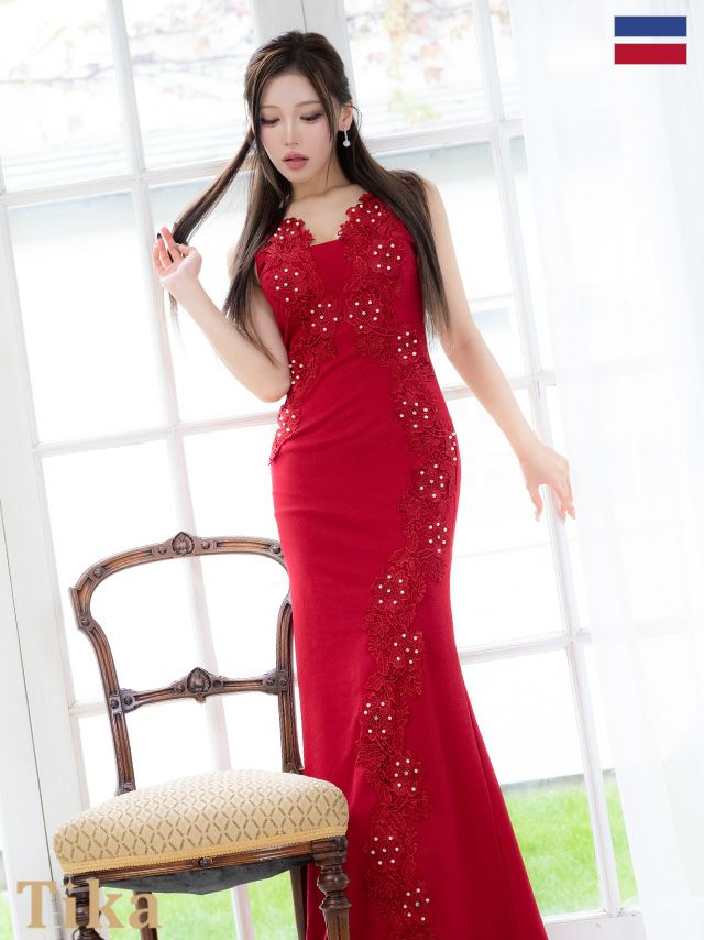 キャバドレス ロング丈 大きいサイズ タイト ロングドレス キャバクラ イベント