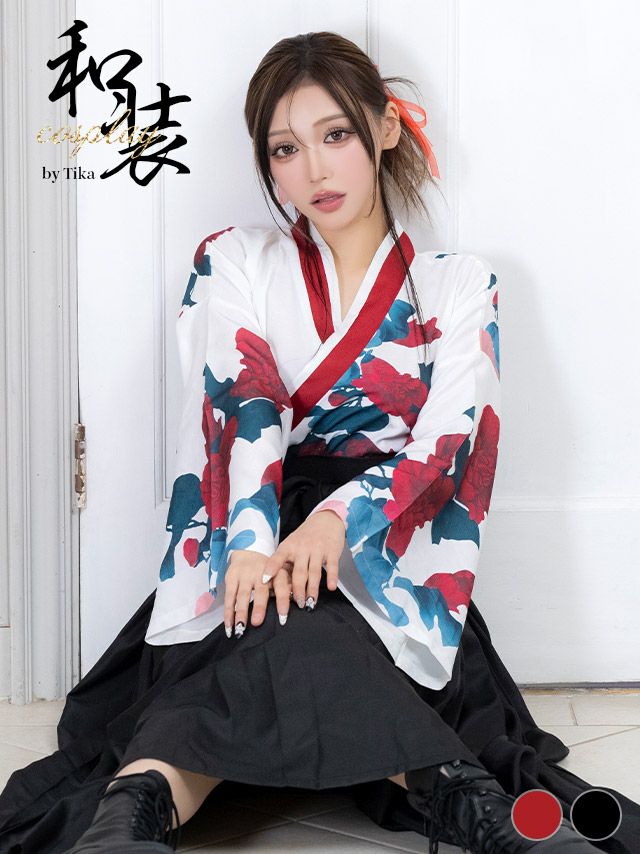 コスプレ 袴 和装 衣装 仮装 コスチューム ロング丈 新年 お化けの日 正月