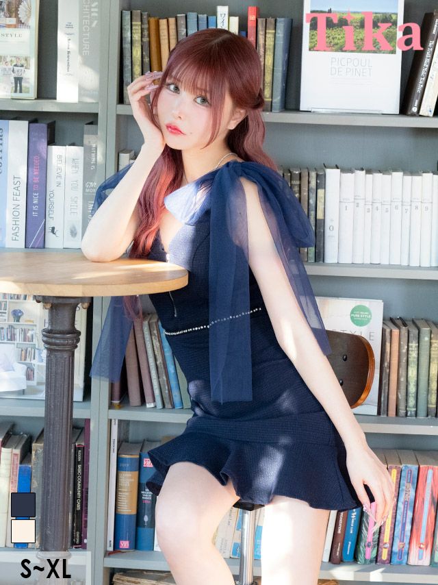 キャバドレス ミニ丈 大きいサイズ タイト ミニドレス キャバクラ ワンピース